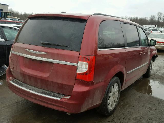 2C4RC1BG2ER294500 - 2014 CHRYSLER TOWN & COU MAROON photo 4