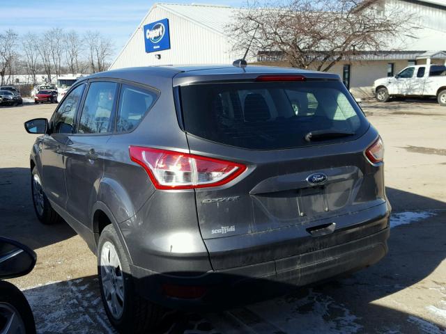 1FMCU0F72EUC05594 - 2014 FORD ESCAPE S GRAY photo 3