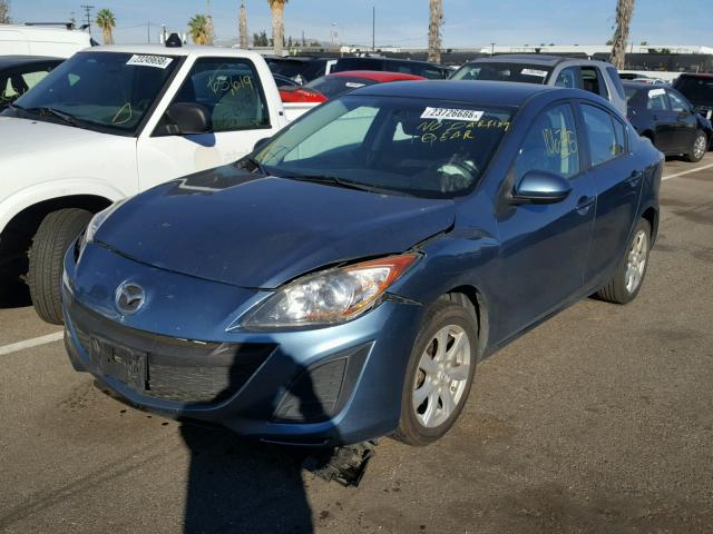 JM1BL1SG8A1296915 - 2010 MAZDA 3 I BLUE photo 2