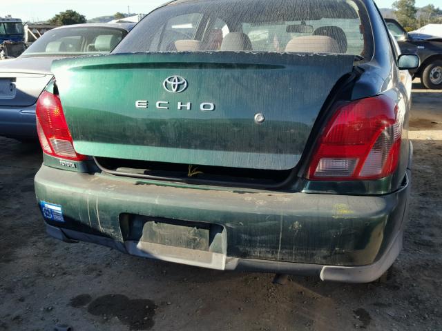 JTDBT1234Y0016100 - 2000 TOYOTA ECHO GREEN photo 9