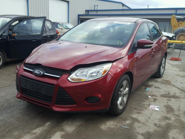 1FADP3F28DL283250 - 2013 FORD FOCUS SE MAROON photo 2