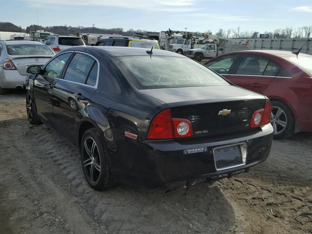 1G1ZG57BX94223667 - 2009 CHEVROLET MALIBU LS შავი ფოტო 3