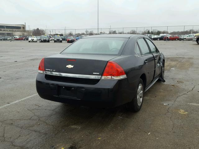 2G1WT57K891189626 - 2009 CHEVROLET IMPALA 1LT BLACK photo 4