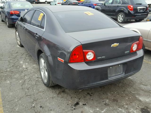 1G1ZA5EU4BF306897 - 2011 CHEVROLET MALIBU LS GRAY photo 3