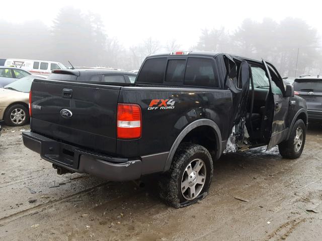 1FTPX145X5FB40969 - 2005 FORD F150 Schwarz Foto 4