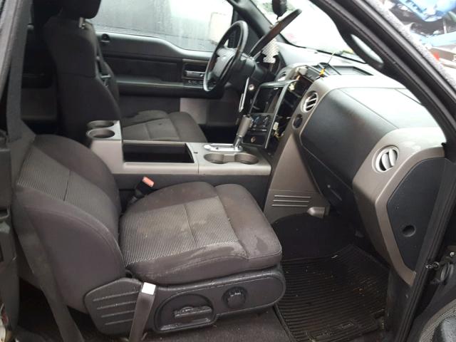 1FTPX145X5FB40969 - 2005 FORD F150 Schwarz Foto 5