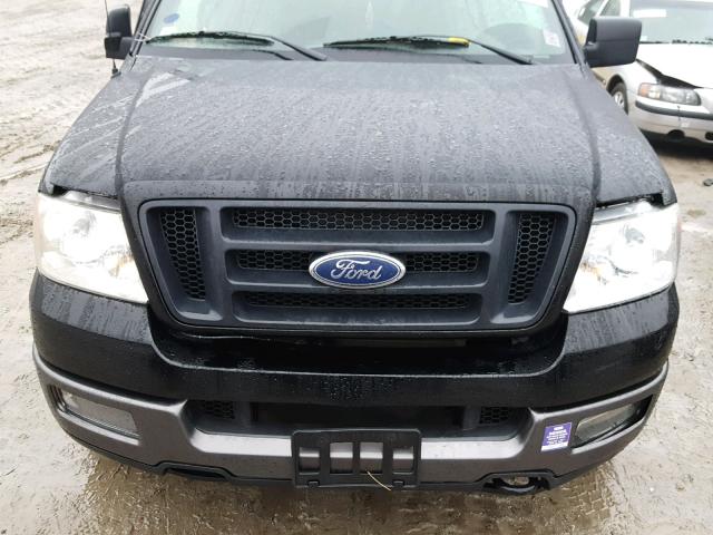 1FTPX145X5FB40969 - 2005 FORD F150 BLACK photo 7