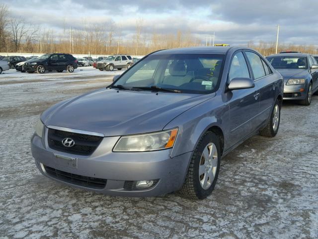 5NPET46C47H242566 - 2007 HYUNDAI SONATA GLS GRAY photo 2