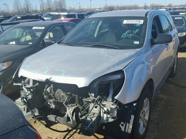 1GNALBEK7DZ127127 - 2013 CHEVROLET EQUINOX LS SILVER photo 9