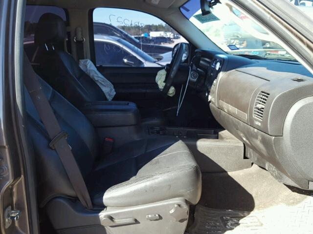 2GCEC13C981117004 - 2008 CHEVROLET SILVERADO GRAY photo 5