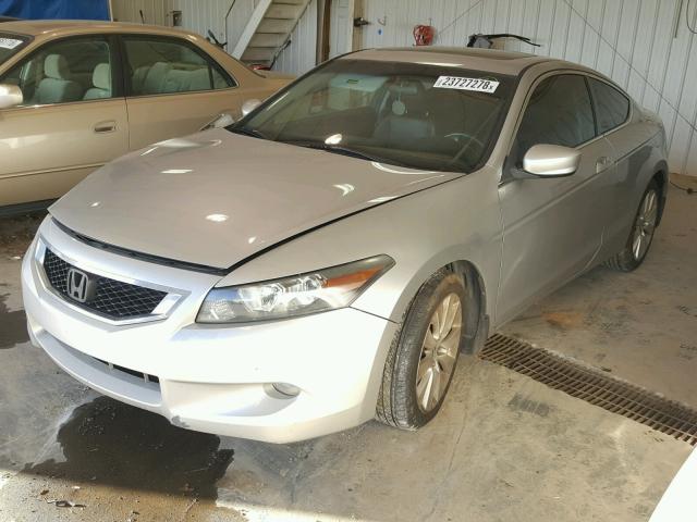 1HGCS2B86AA008901 - 2010 HONDA ACCORD EXL SILVER photo 2