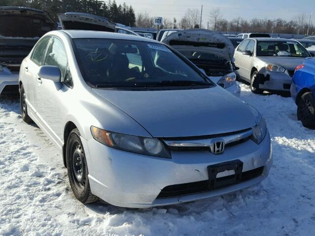 2HGFA16576H019330 - 2006 HONDA CIVIC LX SILVER photo 1