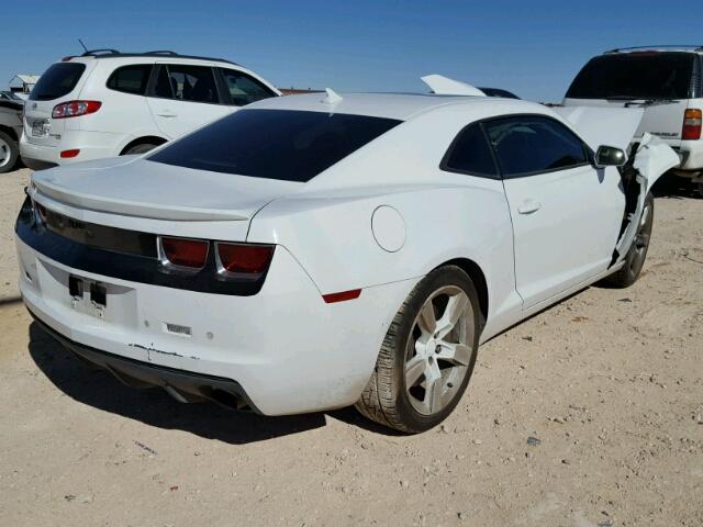 2G1FK1EJ6C9108217 - 2012 CHEVROLET CAMARO 2SS WHITE photo 4