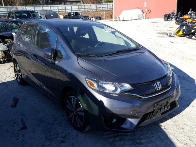 JHMGK5H72GS015491 - 2016 HONDA FIT EX GRAY photo 1