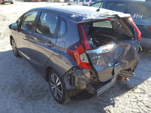 JHMGK5H72GS015491 - 2016 HONDA FIT EX GRAY photo 3