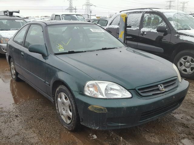 1HGEJ8240YL097598 - 2000 HONDA CIVIC EX GREEN photo 1