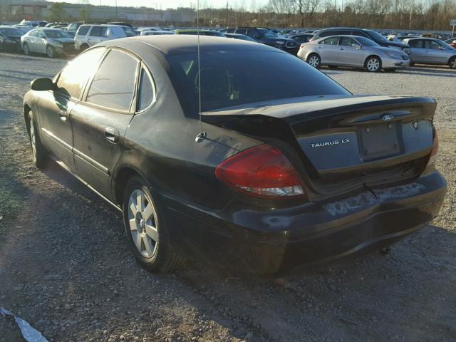 1FAFP52U94A216115 - 2004 FORD TAURUS LX BLACK photo 3