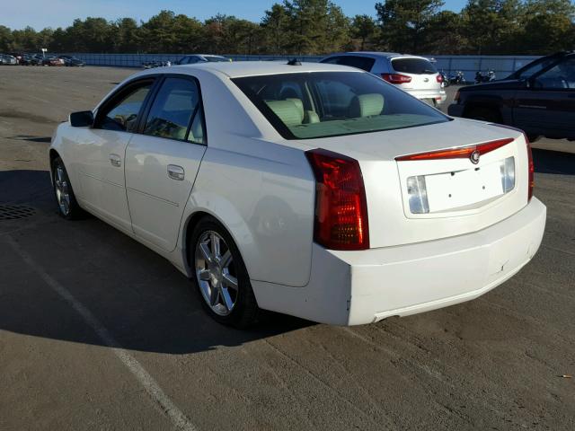 1G6DM577X40174804 - 2004 CADILLAC CTS WHITE photo 3