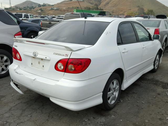 1NXBR30E87Z808011 - 2007 TOYOTA COROLLA CE WHITE photo 4