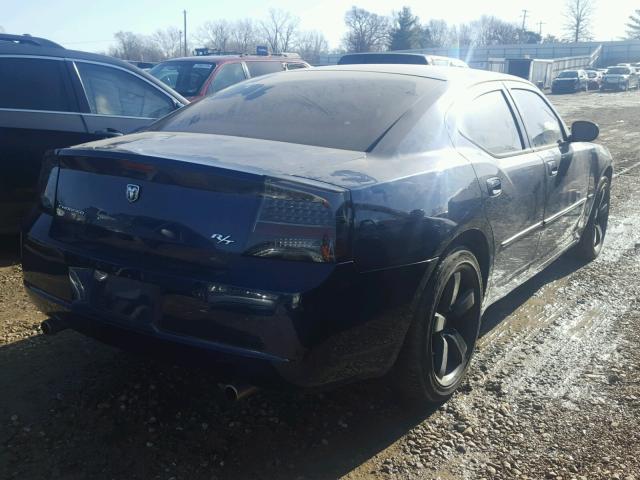 2B3KA53H36H353858 - 2006 DODGE CHARGER R/ BLUE photo 4