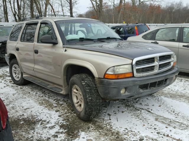 1B4HS28N31F600743 - 2001 DODGE DURANGO TAN photo 1