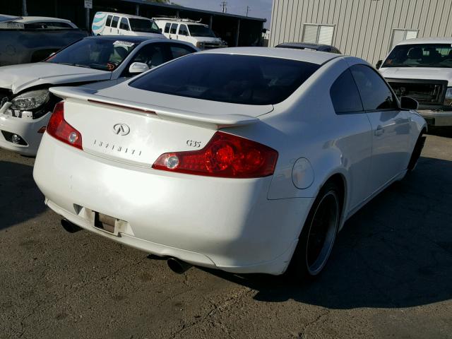 JNKCV54EX4M303169 - 2004 INFINITI G35 WHITE photo 4