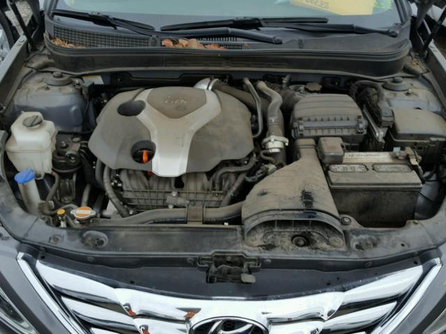 5NPEC4AB8CH429012 - 2012 HYUNDAI SONATA SE GRAY photo 7