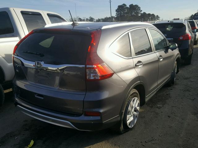 2HKRM3H7XFH502492 - 2015 HONDA CR-V EXL GRAY photo 4