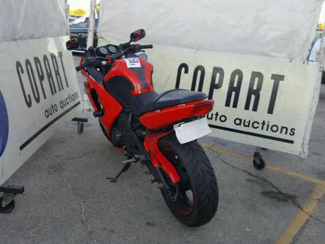 JKAEXEA138A037422 - 2008 KAWASAKI EX650 A Qırmızı foto 3