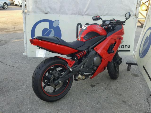 JKAEXEA138A037422 - 2008 KAWASAKI EX650 A Qırmızı foto 4