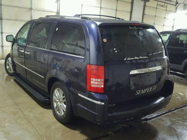 2A4RR6DX0AR217086 - 2010 CHRYSLER TOWN & COU BLACK photo 3