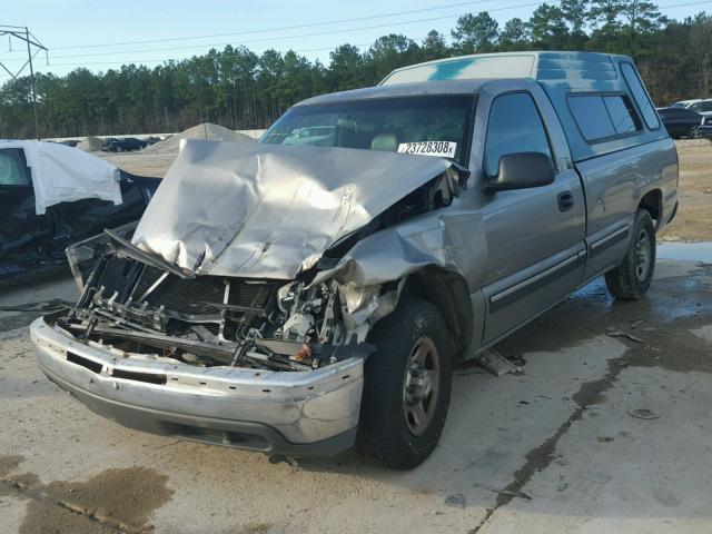 1GCEC14W31Z218688 - 2001 CHEVROLET SILVERADO BROWN photo 2