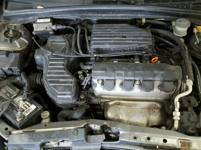 1HGEM22964L014928 - 2004 HONDA CIVIC EX GRAY photo 7