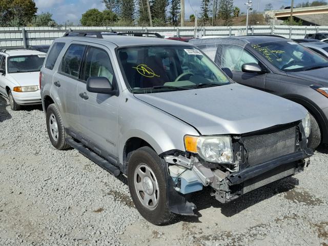 1FMCU02Z28KD07291 - 2008 FORD ESCAPE XLS SILVER photo 1