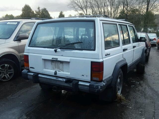 1J4FJ58L1LL241338 - 1990 JEEP CHEROKEE L WHITE photo 4