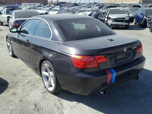 WBADX7C54DE745997 - 2013 BMW 335 I BLACK photo 3