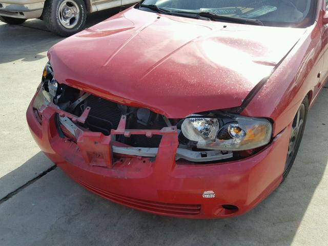 3N1AB51D45L479551 - 2005 NISSAN SENTRA SE- RED photo 9