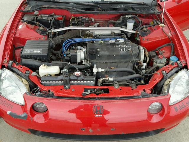 JHMEG1244PS002094 - 1993 HONDA CIVIC DEL RED photo 7