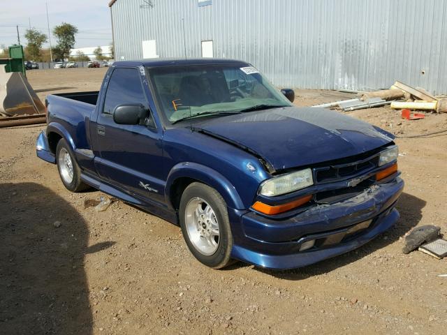 1GCCS14W128187975 - 2002 CHEVROLET S TRUCK S1 BLUE photo 1