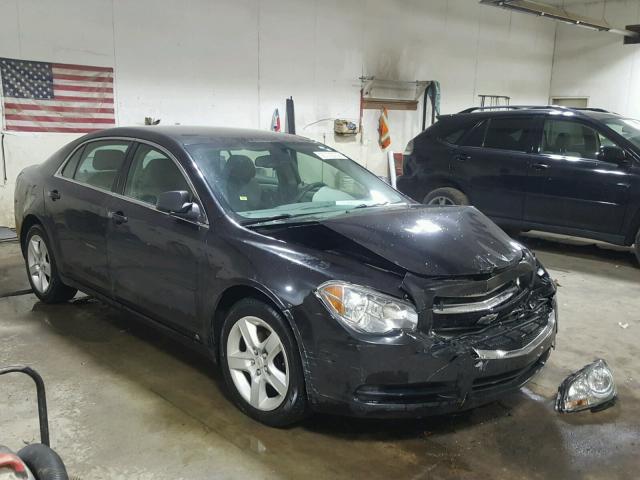 1G1ZB5EB4A4118368 - 2010 CHEVROLET MALIBU LS BLACK photo 1