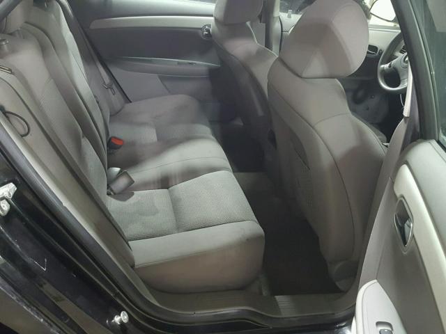 1G1ZB5EB4A4118368 - 2010 CHEVROLET MALIBU LS BLACK photo 6