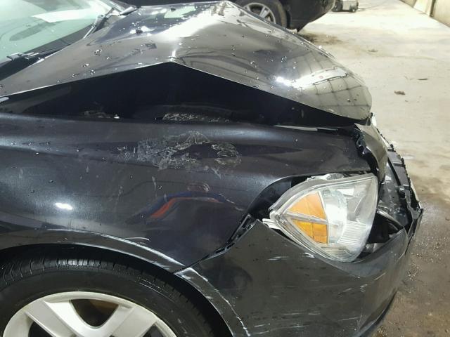 1G1ZB5EB4A4118368 - 2010 CHEVROLET MALIBU LS BLACK photo 9