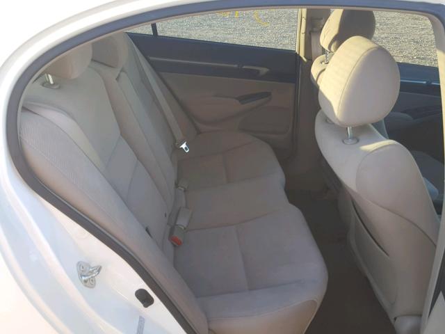 2HGFA1F8XBH525738 - 2011 HONDA CIVIC EX თეთრი ფოტო 6