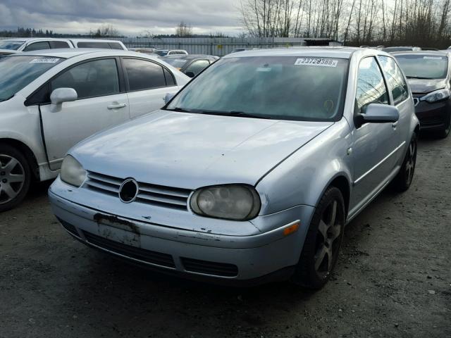 9BWDE61JX24013353 - 2002 VOLKSWAGEN GTI BASE SILVER photo 2