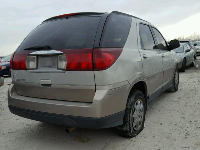 3G5DA03E74S521843 - 2004 BUICK RENDEZVOUS BEIGE photo 4