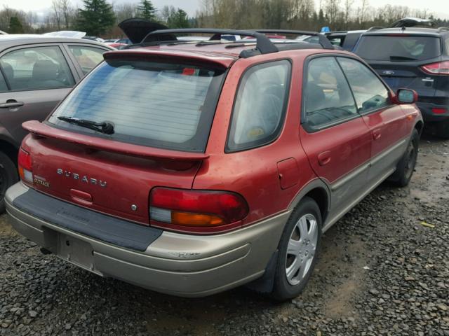 JF1GF4858YG801031 - 2000 SUBARU IMPREZA OU RED photo 4