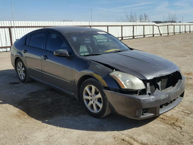 1N4BA41E37C813385 - 2007 NISSAN MAXIMA SE GRAY photo 1