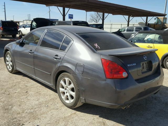 1N4BA41E37C813385 - 2007 NISSAN MAXIMA SE GRAY photo 3