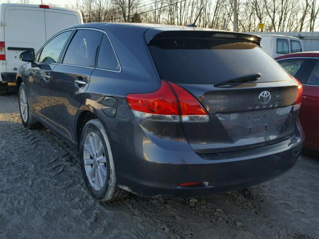 4T3ZE11A09U008274 - 2009 TOYOTA VENZA BASE GRAY photo 3