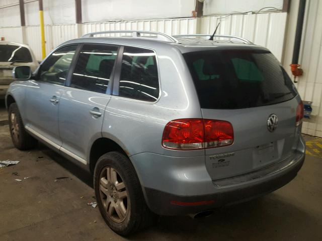 WVGZB77L37D025273 - 2007 VOLKSWAGEN TOUAREG V8 BLUE photo 3